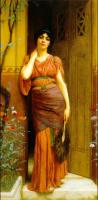 Godward, John William - At the Garden Door